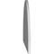 Ekena Millwork Round Top Surface Mount PVC Gable Vent: Non-Functional, w/ 3-1/2"W x 1"P Standard Frame, 40"W x 24"H GVPRT40X2401SN - alternate 2
